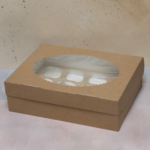 Коробка подарочная для капкейков 16*16*10 см | webmaster-korolev.ru